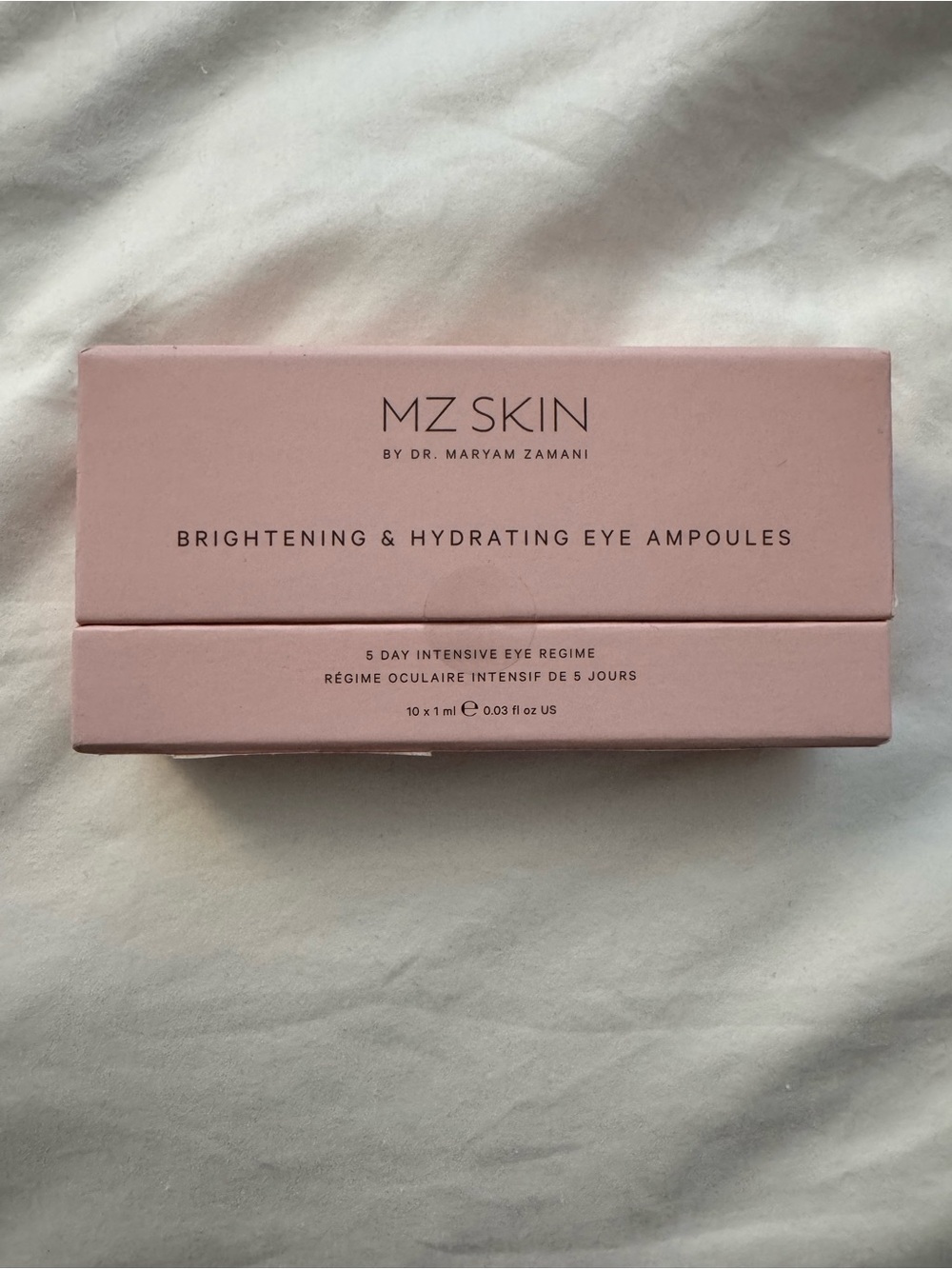 BRAND NEW MZ Skin Brightening & Hydrating Eye Ampoules - 5 Day Intensive Regime